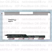 Матрица для ноутбука HP Pavilion G6-2044 (1366x768 HD) TN, 40pin, Матовая