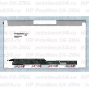 Матрица для ноутбука HP Pavilion G6-2104 (1366x768 HD) TN, 40pin, Матовая