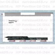 Матрица для ноутбука HP Pavilion G6-1364 (1366x768 HD) TN, 40pin, Матовая
