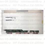 Матрица для ноутбука HP Pavilion G6-2250sr (1366x768 HD) TN, 40pin, Глянцевая