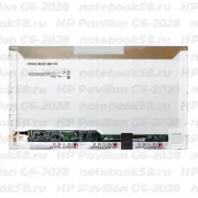 Матрица для ноутбука HP Pavilion G6-2028 (1366x768 HD) TN, 40pin, Глянцевая