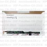 Матрица для ноутбука HP Pavilion G6-2146 (1366x768 HD) TN, 40pin, Глянцевая
