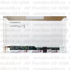 Матрица для ноутбука HP Pavilion G6-1d08 (1366x768 HD) TN, 40pin, Глянцевая