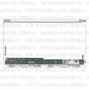 Матрица для ноутбука HP Pavilion G6-2106nr (1366x768 HD) TN, 40pin, Глянцевая