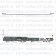 Матрица для ноутбука HP Pavilion G6-2240sr (1366x768 HD) TN, 40pin, Глянцевая