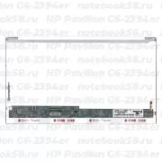 Матрица для ноутбука HP Pavilion G6-2394er (1366x768 HD) TN, 40pin, Глянцевая