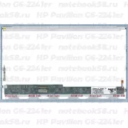 Матрица для ноутбука HP Pavilion G6-2241er (1366x768 HD) TN, 40pin, Глянцевая