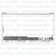 Матрица для ноутбука HP Pavilion G6-2100 (1366x768 HD) TN, 40pin, Глянцевая