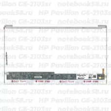 Матрица для ноутбука HP Pavilion G6-2103sr (1366x768 HD) TN, 40pin, Глянцевая