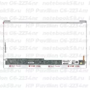 Матрица для ноутбука HP Pavilion G6-2234nr (1366x768 HD) TN, 40pin, Глянцевая
