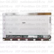 Матрица для ноутбука HP Pavilion G6-2131 (1366x768 HD) TN, 40pin, Глянцевая