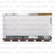 Матрица для ноутбука HP Pavilion G6-2111 (1366x768 HD) TN, 40pin, Глянцевая
