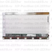 Матрица для ноутбука HP Pavilion G6-2239sr (1366x768 HD) TN, 40pin, Глянцевая