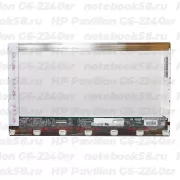 Матрица для ноутбука HP Pavilion G6-2240sr (1366x768 HD) TN, 40pin, Глянцевая