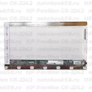 Матрица для ноутбука HP Pavilion G6-2242 (1366x768 HD) TN, 40pin, Глянцевая