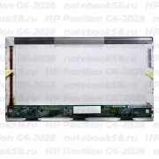 Матрица для ноутбука HP Pavilion G6-2028 (1366x768 HD) TN, 40pin, Глянцевая