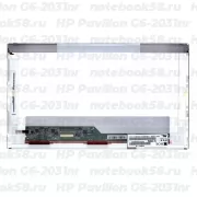 Матрица для ноутбука HP Pavilion G6-2031nr (1366x768 HD) TN, 40pin, Глянцевая
