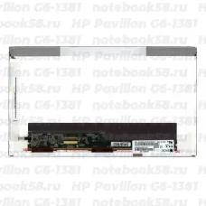 Матрица для ноутбука HP Pavilion G6-1381 (1366x768 HD) TN, 40pin, Матовая