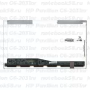 Матрица для ноутбука HP Pavilion G6-2031nr (1366x768 HD) TN, 40pin, Глянцевая