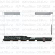 Матрица для ноутбука HP Pavilion G6-2028 (1366x768 HD) TN, 40pin, Глянцевая
