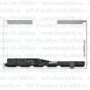 Матрица для ноутбука HP Pavilion G6-2106nr (1366x768 HD) TN, 40pin, Глянцевая