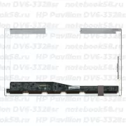 Матрица для ноутбука HP Pavilion DV6-3328sr (1366x768 HD) TN, 40pin, Глянцевая