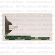 Матрица для ноутбука HP Pavilion G6-2394er (1366x768 HD) TN, 40pin, Матовая