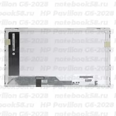 Матрица для ноутбука HP Pavilion G6-2028 (1366x768 HD) TN, 40pin, Глянцевая
