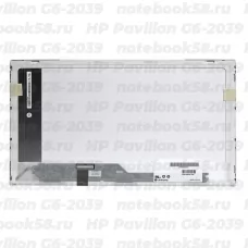 Матрица для ноутбука HP Pavilion G6-2039 (1366x768 HD) TN, 40pin, Глянцевая