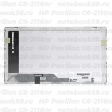 Матрица для ноутбука HP Pavilion G6-2116nr (1366x768 HD) TN, 40pin, Глянцевая