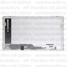 Матрица для ноутбука HP Pavilion G6-2201er (1366x768 HD) TN, 40pin, Глянцевая