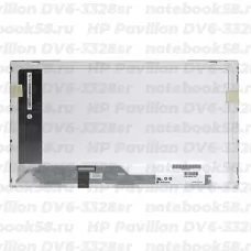 Матрица для ноутбука HP Pavilion DV6-3328sr (1366x768 HD) TN, 40pin, Глянцевая