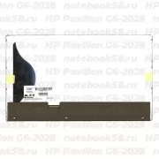 Матрица для ноутбука HP Pavilion G6-2028 (1366x768 HD) TN, 40pin, Глянцевая