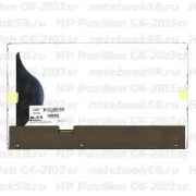 Матрица для ноутбука HP Pavilion G6-2103sr (1366x768 HD) TN, 40pin, Глянцевая