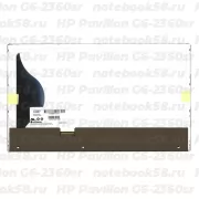 Матрица для ноутбука HP Pavilion G6-2360sr (1366x768 HD) TN, 40pin, Глянцевая