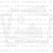 Матрица для ноутбука HP Pavilion G6-2243 (1366x768 HD) TN, 40pin, Глянцевая