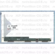 Матрица для ноутбука HP Pavilion G6-2104 (1366x768 HD) TN, 40pin, Матовая
