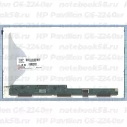 Матрица для ноутбука HP Pavilion G6-2240sr (1366x768 HD) TN, 40pin, Матовая