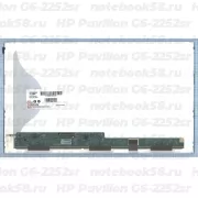 Матрица для ноутбука HP Pavilion G6-2252sr (1366x768 HD) TN, 40pin, Матовая