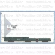 Матрица для ноутбука HP Pavilion G6-2283er (1366x768 HD) TN, 40pin, Матовая