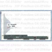 Матрица для ноутбука HP Pavilion G6-2360sr (1366x768 HD) TN, 40pin, Матовая