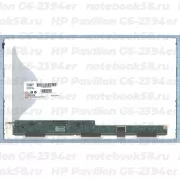 Матрица для ноутбука HP Pavilion G6-2394er (1366x768 HD) TN, 40pin, Матовая