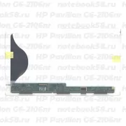 Матрица для ноутбука HP Pavilion G6-2106nr (1366x768 HD) TN, 40pin, Матовая