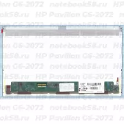 Матрица для ноутбука HP Pavilion G6-2072 (1366x768 HD) TN, 40pin, Матовая