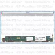 Матрица для ноутбука HP Pavilion G6-2130sr (1366x768 HD) TN, 40pin, Матовая