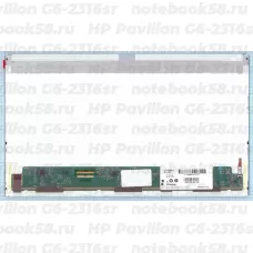Матрица для ноутбука HP Pavilion G6-2316sr (1366x768 HD) TN, 40pin, Матовая