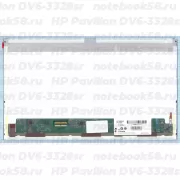Матрица для ноутбука HP Pavilion DV6-3328sr (1366x768 HD) TN, 40pin, Матовая