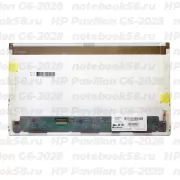 Матрица для ноутбука HP Pavilion G6-2028 (1366x768 HD) TN, 40pin, Матовая