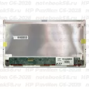 Матрица для ноутбука HP Pavilion G6-2028 (1366x768 HD) TN, 40pin, Матовая