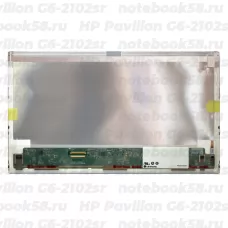 Матрица для ноутбука HP Pavilion G6-2102sr (1366x768 HD) TN, 40pin, Матовая